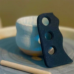 Black Pottery Centering Aid Plastic Clay Scultping Tools Pottery At Home - Bild 1 von 6