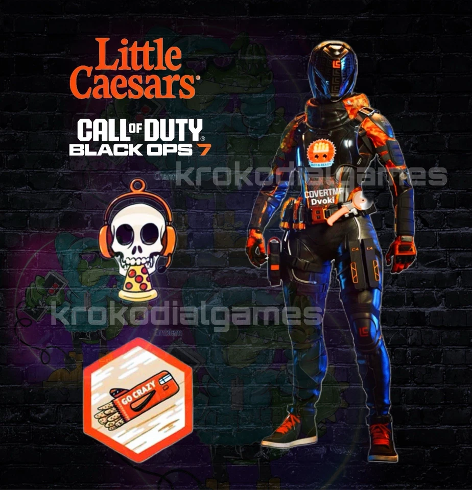 Black Ops 7 🍕 Call of Duty Skin Emblem Charm ONE ITEM (BUY 5 GET 1 FREE) BO7 - Image 1 of 2