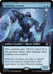 Emissary Escort (Extended Art) Edge of Eternities Foil - Picture 1 of 1