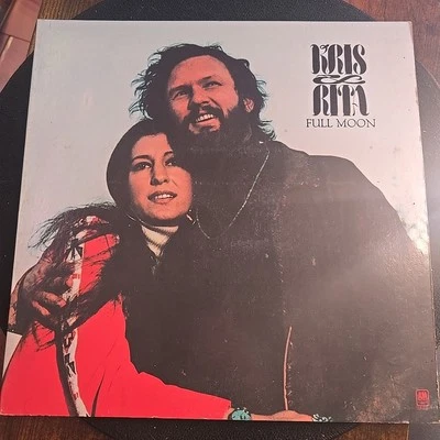 Kris Kristofferson & Rita Coolidge - Full Moon - 1973 SP4403 - Vinyl Record-VG+ - Image 1 of 4