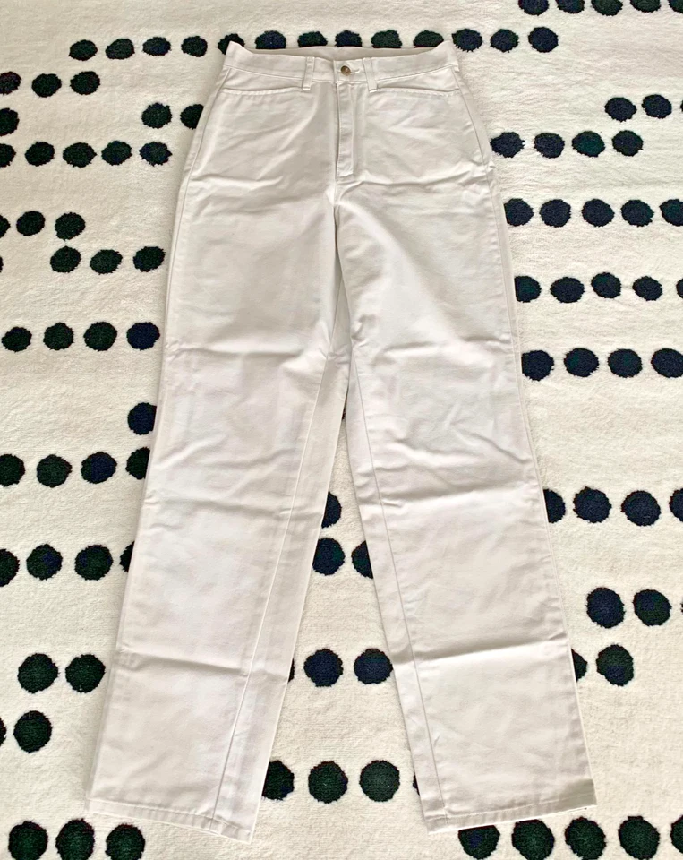 Pantalones Levi's de Colección Años 90 Pierna Recta Cónica Mujer 26 Caqui Pantalón Preppy Y2K Foto 1 de 4