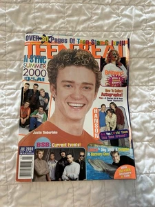 Teen Beat Magazine July 2000 NSYNC, BSB, Britney Spears, 98 Degrees Hanson - Picture 1 of 4