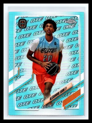 2021-22 Topps Chrome OTE Overtime Elite - Alexandre Sarr #92 Refractor (RC) - Image 1 of 2