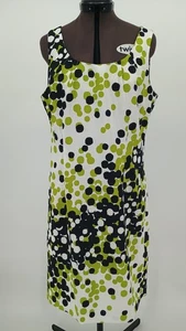 Ronni Nicole Green White Black Sleeveless Women's Dress Size 10 - Picture 1 of 19