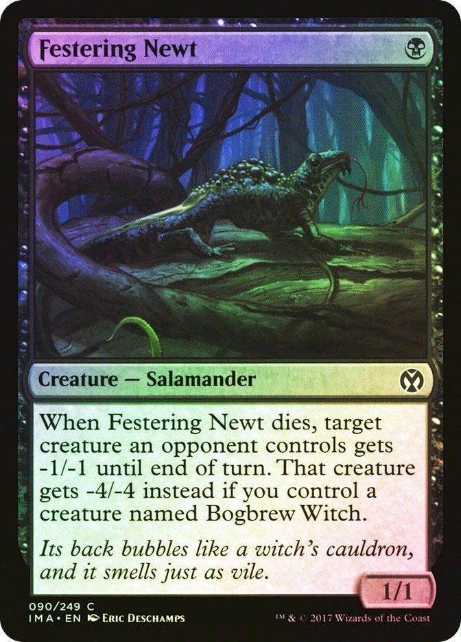 MTG FOIL Festering Newt  - Iconic Masters #090 - Image 1 of 1