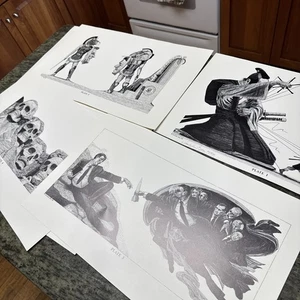 Samurai Christopher Bing Art portfolio Signed 1985 Print Lithograph  Political - Picture 1 of 13