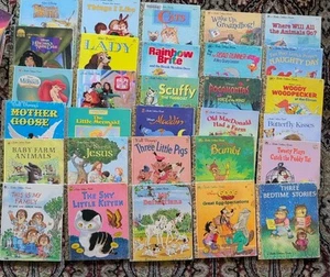 Lot of 30 Vintage Little Golden Books Many are First Prints - Picture 1 of 8