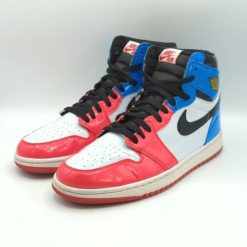 Air Jordan 1 Retro Alto OG Fearless Talla 10 UNC CHICAGO CK5666-100 Rojo/Azul Foto 1 de 4