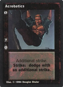 Acrobatics - Jyhad Deckmaster V:TES Trading Card 1994 - Picture 1 of 2