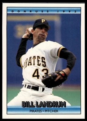 1992 Donruss #221b Bill Landrum - Image 1 of 2