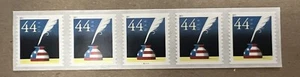 US Scott 4496 2011 Quill and Inkwell Coil Plate Block of 5 VF-MNH S1111 - Picture 1 of 2