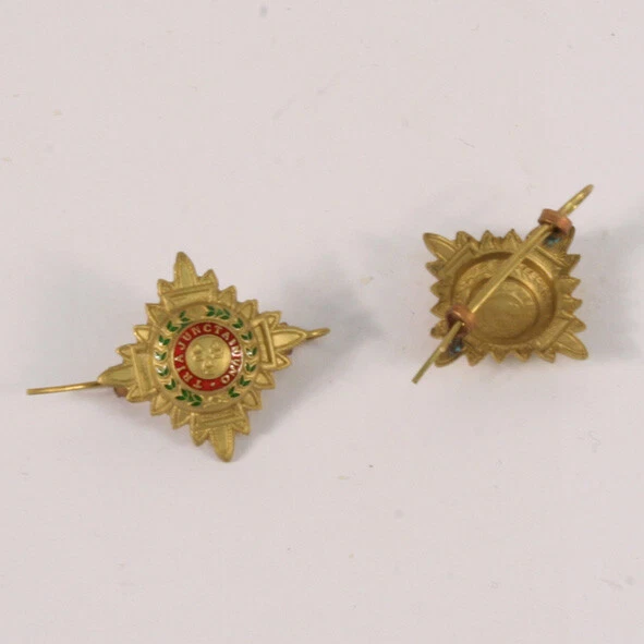 Replica Brass Rank pips British Army Officers badges  BE507 - Image 1 of 1