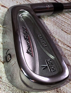 Tour Edge V Blade Forged RH 6 Iron TT Dynamic Gold S300 Stiff Steel 37.5” MINT - Picture 1 of 10
