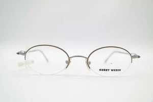 Vintage Gerry Weber GW5152 Bronze Silver Half-Rim Glasses Frame NOS - Picture 1 of 6