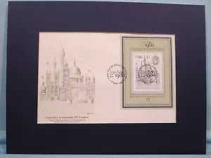 Honoring the Legendary Landmark Architecture of London & First Day Cover - Picture 1 of 2