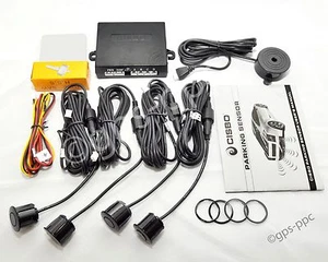 CISBO 18mm CAR REAR REVERSE PARKING SENSORS AUDIBLE BUZZER CANBUS KIT 32 COLOURS - Picture 1 of 3