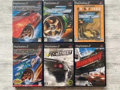 SONY PS2 Need For Speed Underground Ea:sy Sha do & Burnout Revenge & Prostreet - Image 1 of 4