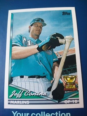 1994 Topps Baseball Jeff Conine #466 Florida Marlins - Image 1 of 2