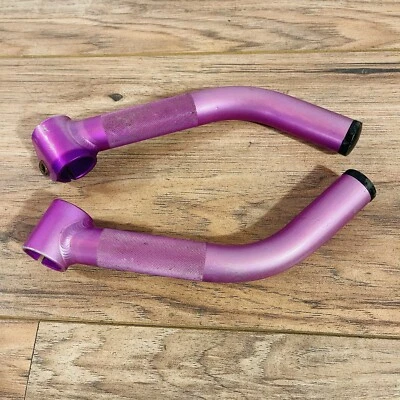 Control Tech Control Stix Purple Ano 3DV Long Bend MTB Bar Ends - Image 1 of 4
