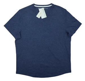 Sun + Stone Sunwashed Short Sleeve Crew Men's T-Shirt L NWT Navy - Picture 1 of 2