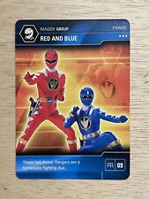 Power Rangers Dino Thunder Trading Card - Red And Blue Power Rangers PR09