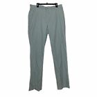 Orvis Pants Size 34 Unfinished Light Green Mens 100% Cotton Flat Front 34X38