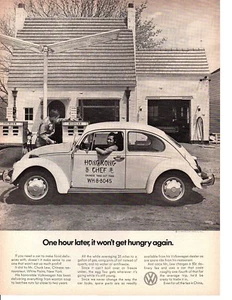 1971 VW VOLKSWAGEN BEETLE ~ ORIGINAL PRINT AD - Picture 1 of 1
