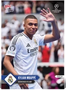 Kylian Mbappé - Bienvenido Kylian! - 24/25 UCL TOPPS NOW Card 141 Real Madrid  - Bild 1 von 1