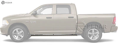 Fedar para Dodge Ram 09-15 doble cabina modelos seleccionados escalón lateral IB-D4208 Foto 1 de 4