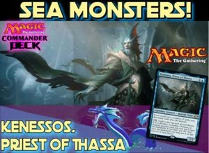 Kenessos, Priest of Thassa MTG EDH Commander Deck, Simic SEA MONSTERS! - Picture 1 of 8