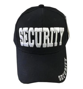 NUEVO CON ETIQUETAS POLICÍA SWAT SEGURIDAD CIA PERSONAL DEL FBI DIVERTIDO Bordado Béisbol Gorra Sombrero Negro - Imagen 1 de 16