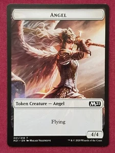 Magic The Gathering 2021 CORE SET M21 ANGEL tarjeta fichas Magic The Gathering Magic The Gathering - Imagen 1 de 2