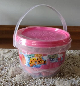 SLIMYSAND Aqua Splash 1.5 lb of Stretchable & Moldable Play Sand Pink.CMS - Picture 1 of 6
