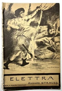 Libretto Opera - Elettra: Tragedia in Un Atto di Richard Strauss - ed. 1909 - Picture 1 of 1