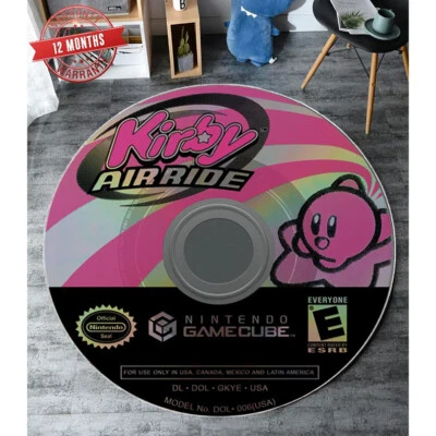 STHUNEED Kirby Rug, GameCube Room Decor Nintendo Gifts, Nostalgic Home Decor Carpet