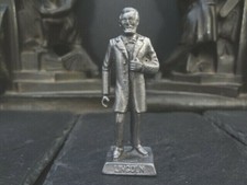 Pewter Cast Abraham Lincoln Statue  2 1/2" Tall~perfect for home schooling 