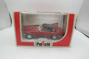 Vintage 1980 POLISTIL Mercedes 450 SL High Fidelity Models 1:25 Red in Box Benz - Picture 1 of 12