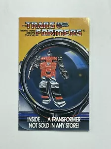 Reflector Mail In Order Form Vintage 1985 Hasbro Transformers G1 Catalog Perfect - Picture 1 of 2