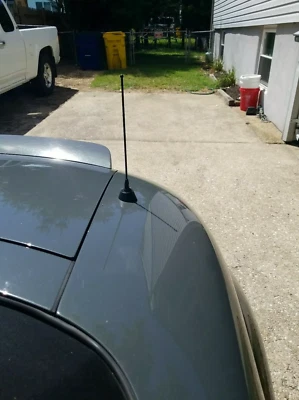 Mástil de antena de acero inoxidable negro de 9" Power Rod Radio AM/FM para AUDI TT 2001-2015 Foto 1 de 4