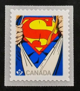 *Kengo* 2013 Canadá SELLO ÚNICO #2678 SUPERMAN HOMBRE DE ACERO MONTADO SIN MONTAR @162 - Imagen 1 de 1