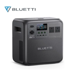 BLUETTI AC180T 1433Wh Portable Power Station 1800W Solar Generator Outdoor Trip - Picture 1 of 7