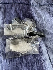 Gentleman Mustache Baby Pacifier 5 Pieces - Picture 1 of 1
