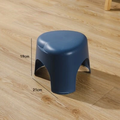 Non-slip Cute Heart Shape Kids Step Stool Small Plastic Porch Shoe Bench Thick  - Image 1 of 4