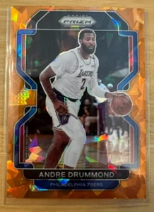 2021-22 Panini-Prizm Basketball No. 5 Andre Drummond Orange Ice Parallel - Picture 1 of 2