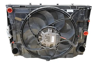 2014 2015 2016 BMW F22 M235I N55 6MT FRONT RADIATOR COOLING FAN SET ASSEMBLY OEM Foto 1 de 4