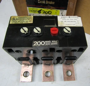 🔥NEW GE 200 AMP CIRCUIT BREAKER TRIP UNIT 3 POLE 600 VAC MODEL 4 TFK236T200 - Picture 1 of 20