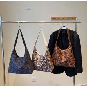 Popular Leopard Print Tote Bag Temperament Underarm Bag Fashion Shoulder Bag - Picture 1 of 15