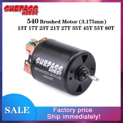 SURPASSHOBBY 540 Brushed Motor 13T 17T 23T 21T 27T 35T 45T 55T for 1/10 RC Car - Image 1 of 4
