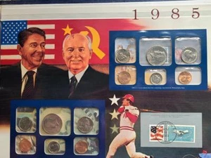 EE. UU. 1985 PANEL DE DESCRIPCIÓN DE LA SOCIEDAD CONMEMORATIVA POSTAL COMO NUEVO #U182 - Imagen 1 de 2