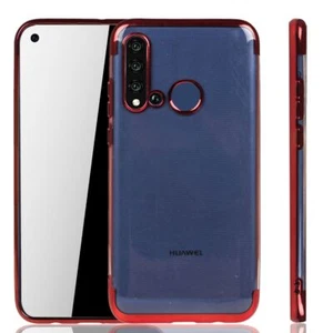 Huawei P20 Lite 2019 Etui Case Komórka Cover Ochrona Pokrowiec ochronny Etui ochronne Czerwone - Zdjęcie 1 z 4